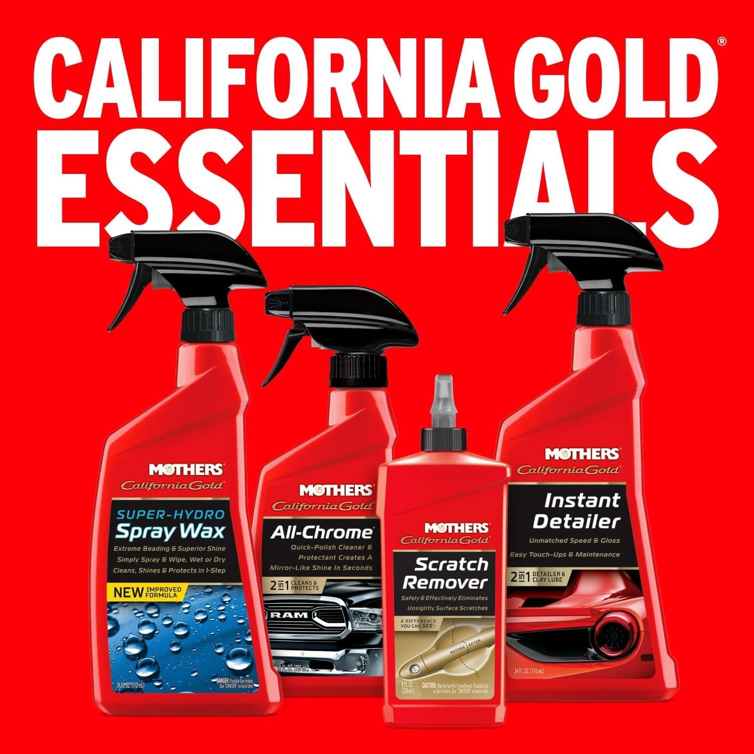 California Gold 8 oz Scratch Remover – Safely Eliminates Scratches & Scuffs