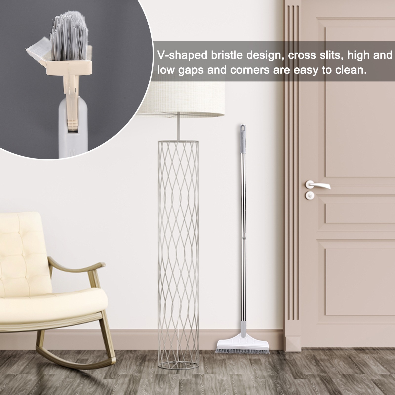 100x23cm White Floor Brush Tile Cleaning Tool