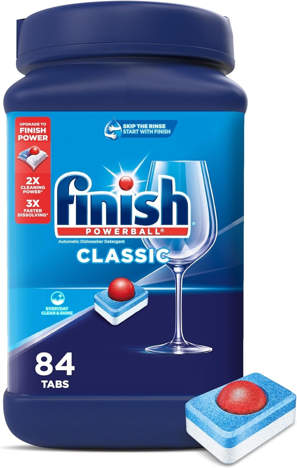 Classic Dishwasher Pods, No Pre-Rinse Dishwasher Detergent Soap For Clean & S…