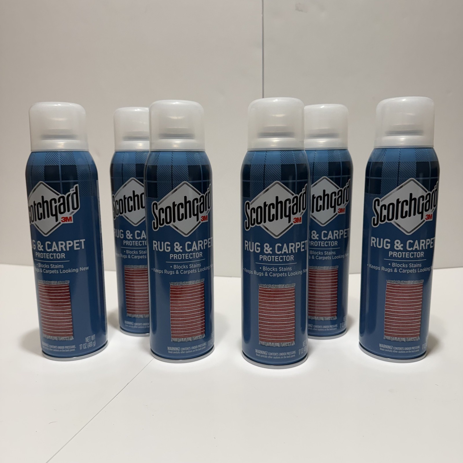 Scotchgard 3M Rug & Carpet Protector Spray 17oz – Pack of 6 – Stain Blocking NEW