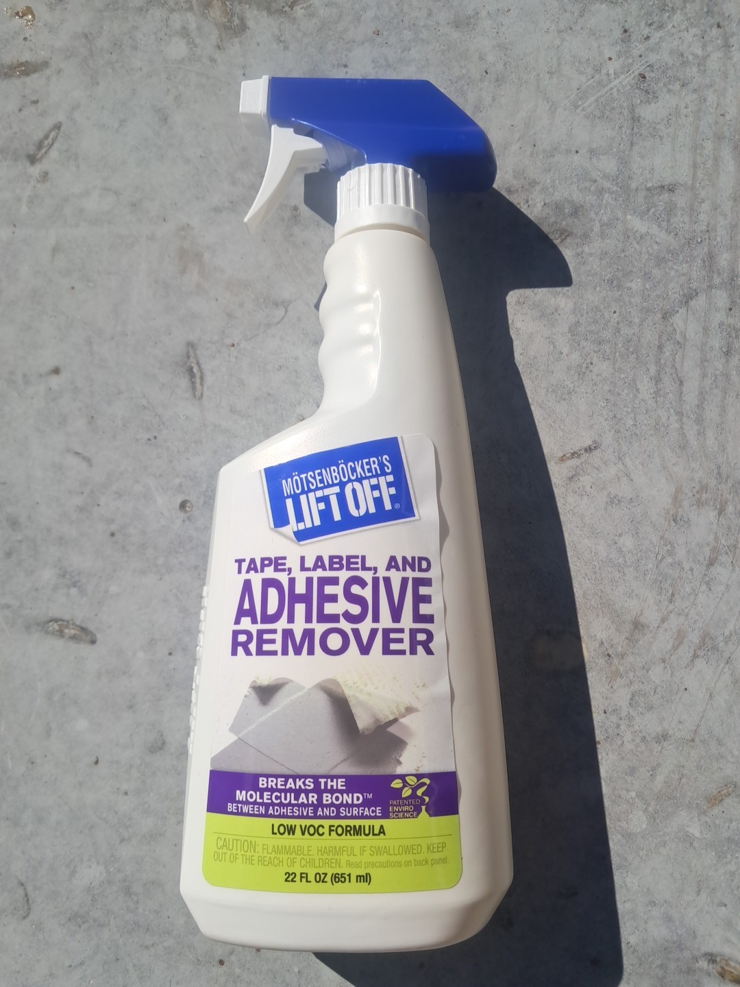 Motsenbocker’s Liftoff Tape, Label and Adhesive Remover, 22 Fl. Oz. Spray Bottle