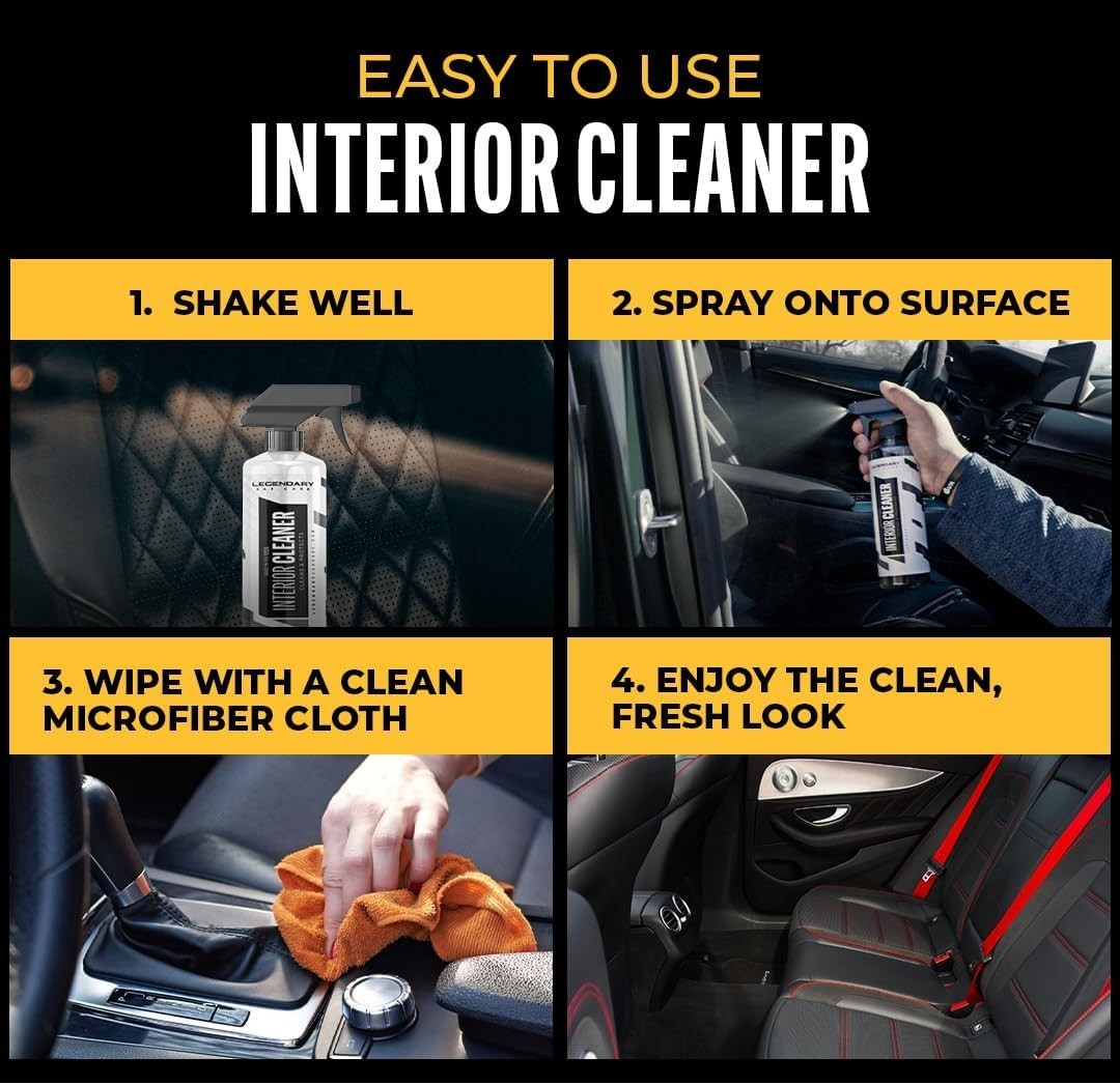 Legendary Interior Cleaner 64oz Half Gal. – All Purpose Interior Detailer & C…
