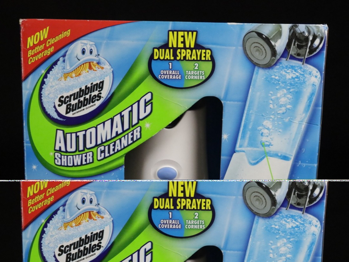 Scrubbing Bubbles Automatic Shower Cleaner Kit Dual Sprayer & Refill Bottles NIB