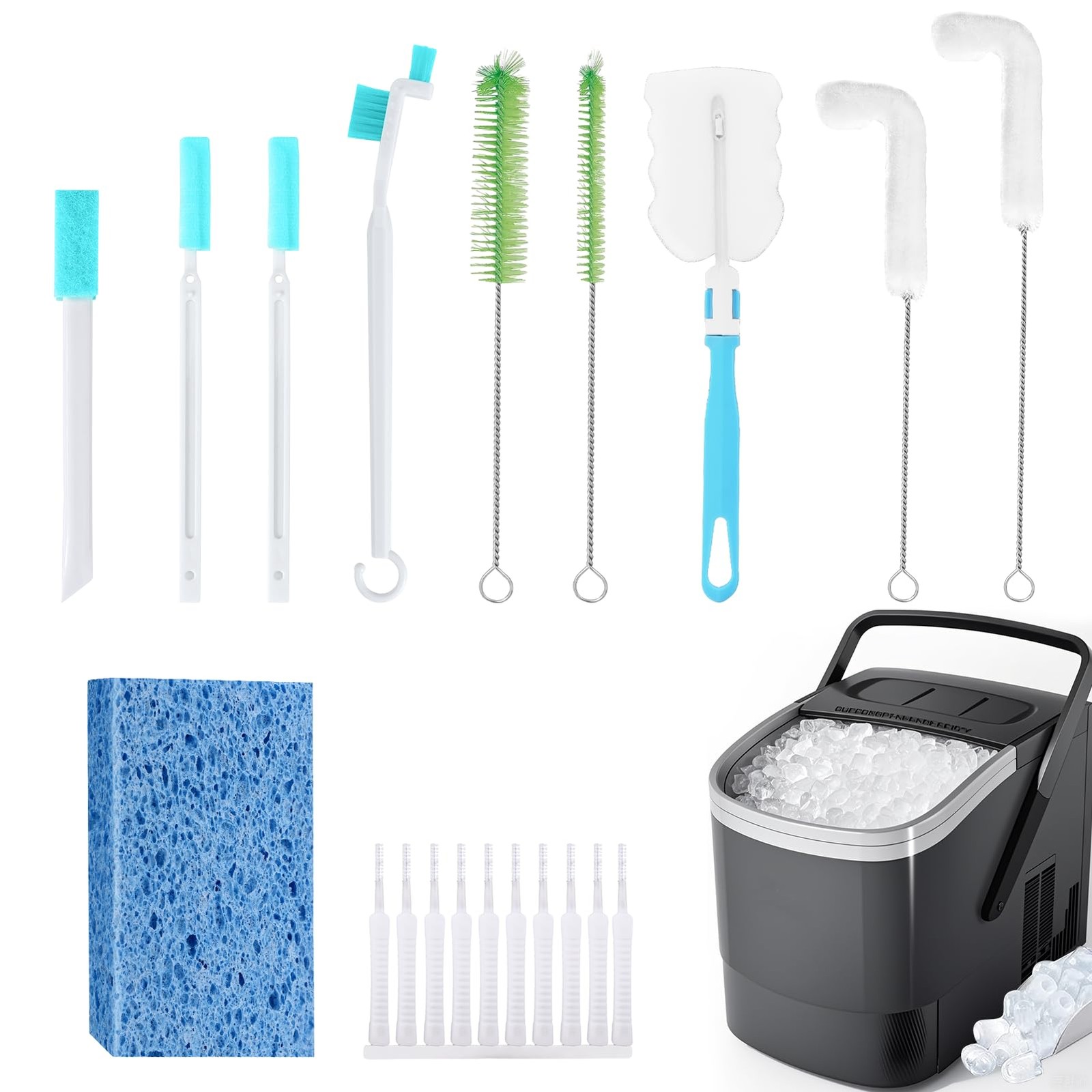 Ice Machine Cleaner Brush KitsCountertop Ice Maker Cleaning Tools Accessorie