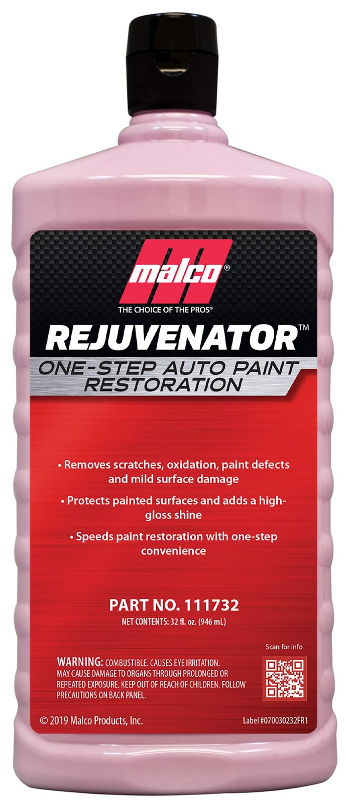 Paint Rejuvenator OneStep Automotive Paint Restoration/Clear Coat Scratch 32FlOz
