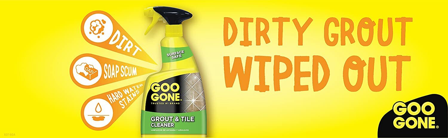 GOO GONE ~ GROUT TILE CERAMIC FIBERGLASS Mold Mildew Stain Foaming CLEANER 28oz