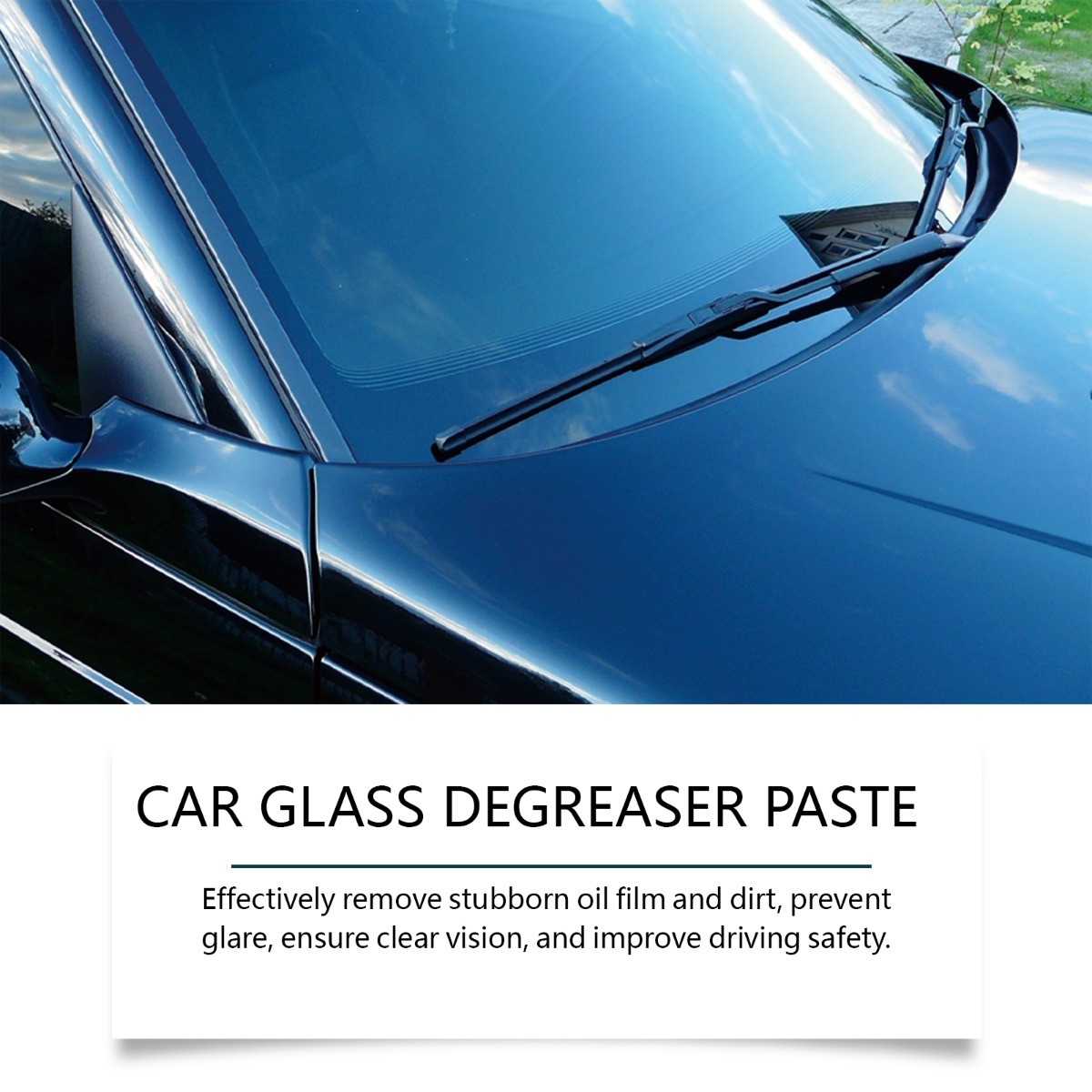 Car Glass Polish Cleaner Degrease Waterproof Windshield Protection US