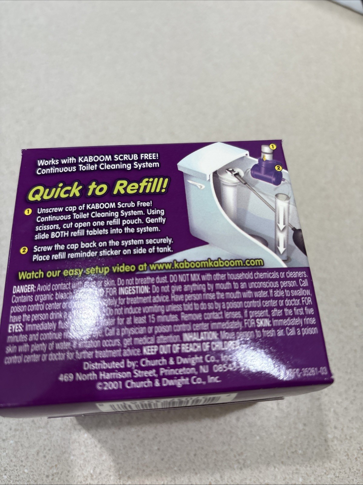 Kaboom Scrub Free Toilet Cleaner Refill, 2-Count