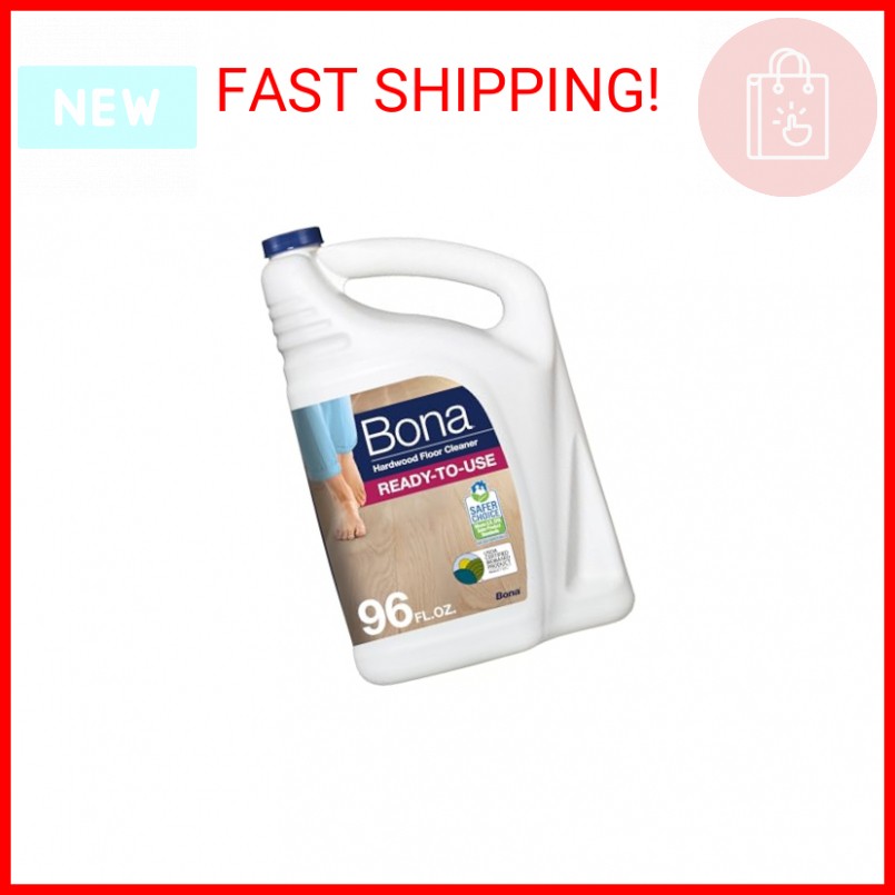Bona Hardwood Floor Cleaner Refill – 96 fl oz – Unscented – Refill Spray Mops an