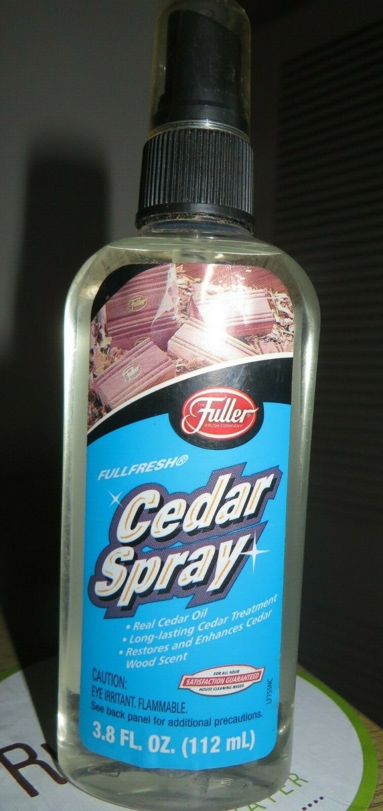 The Fuller Brush Company Full Fresh Cedar Spray 3.8 oz with Cap Old Stock