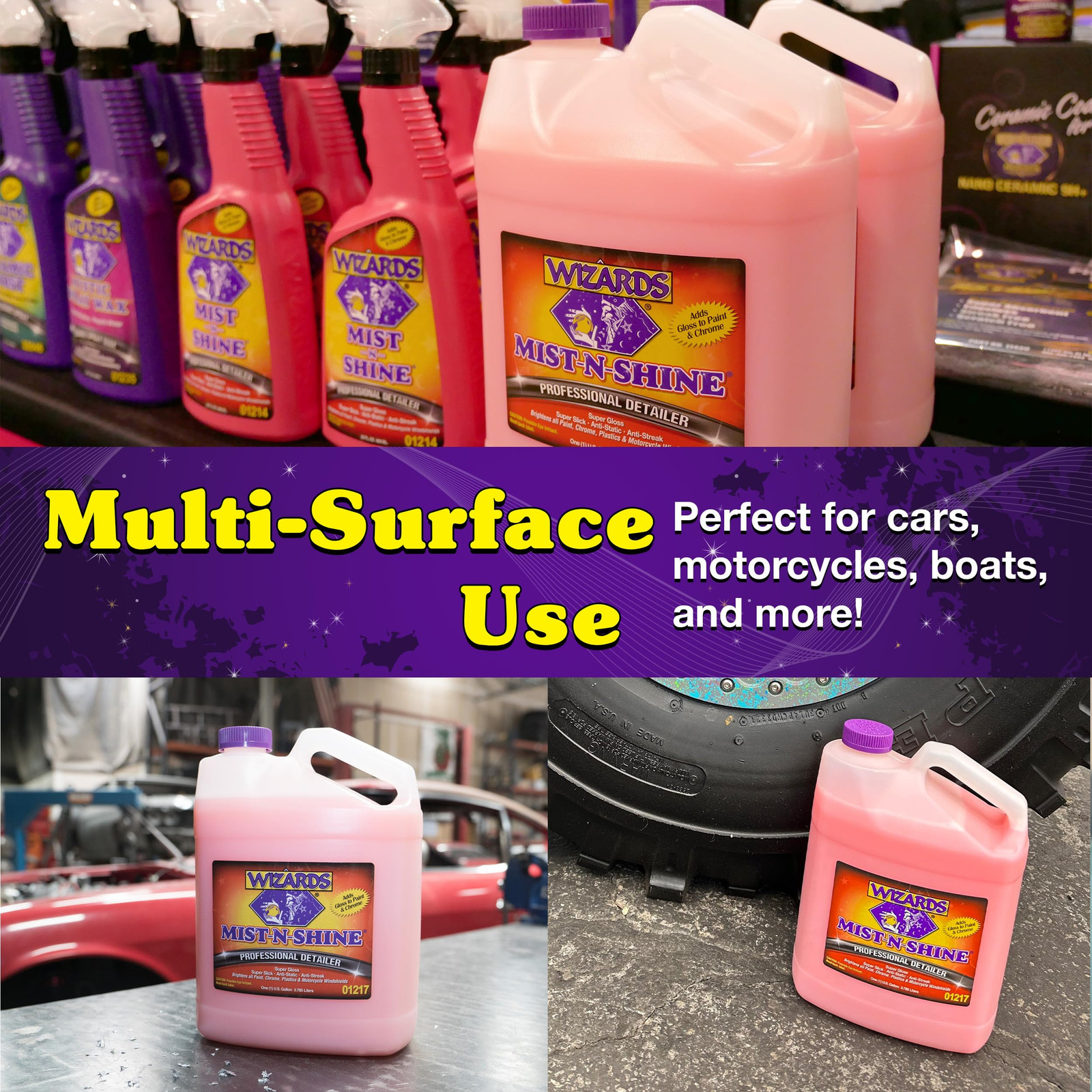 1 Gallon Waterless Car Wash and Detailer Spray Scratch Remover Refill