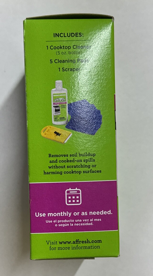 Affresh W11042470 Cleaning Kit (Cooktop Cleaner Scraper and Scrub Pads) Useful