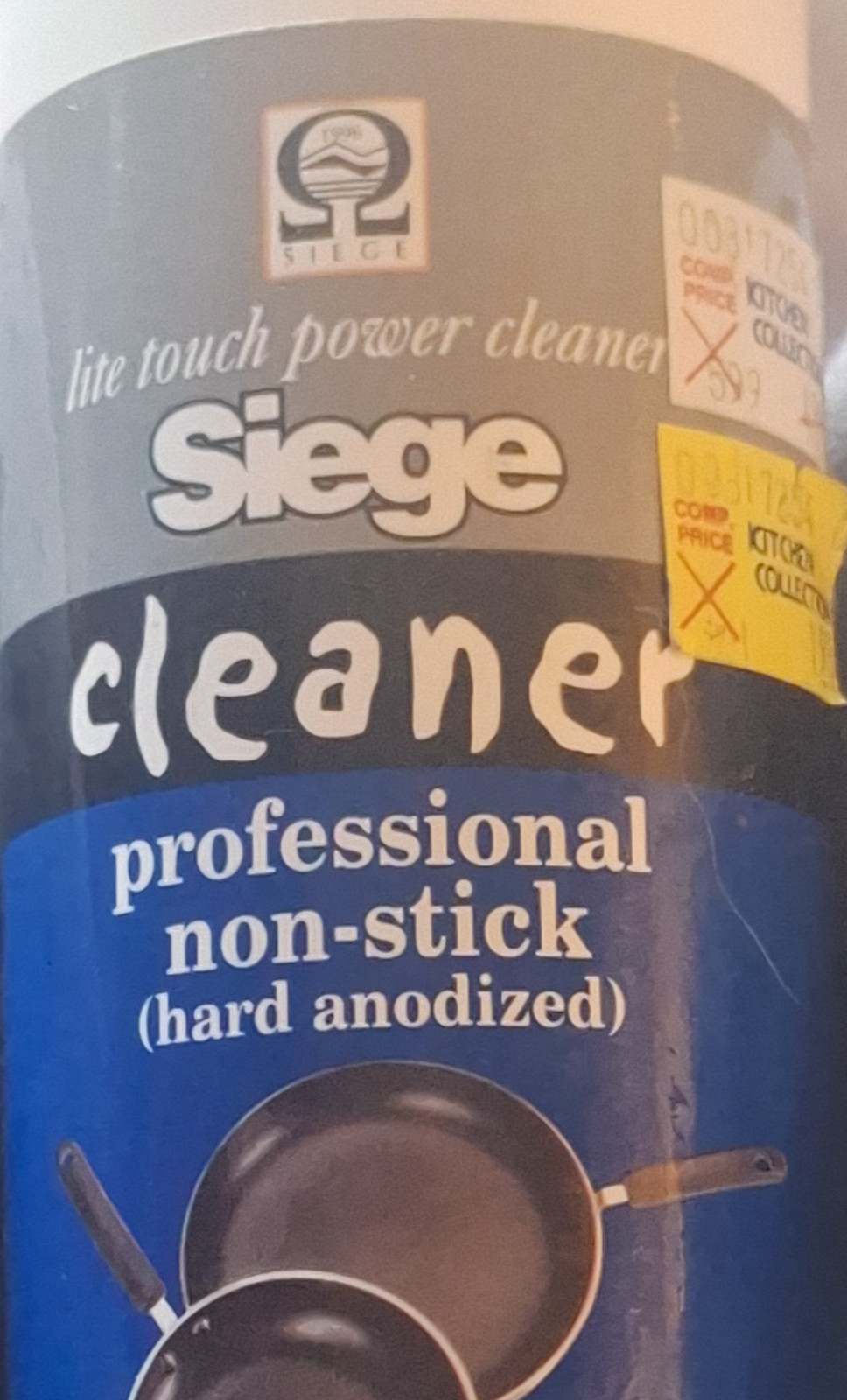 Siege 12 Oz Earth Friendly Professional NonStick Hard Anodized Cookware Cleaner