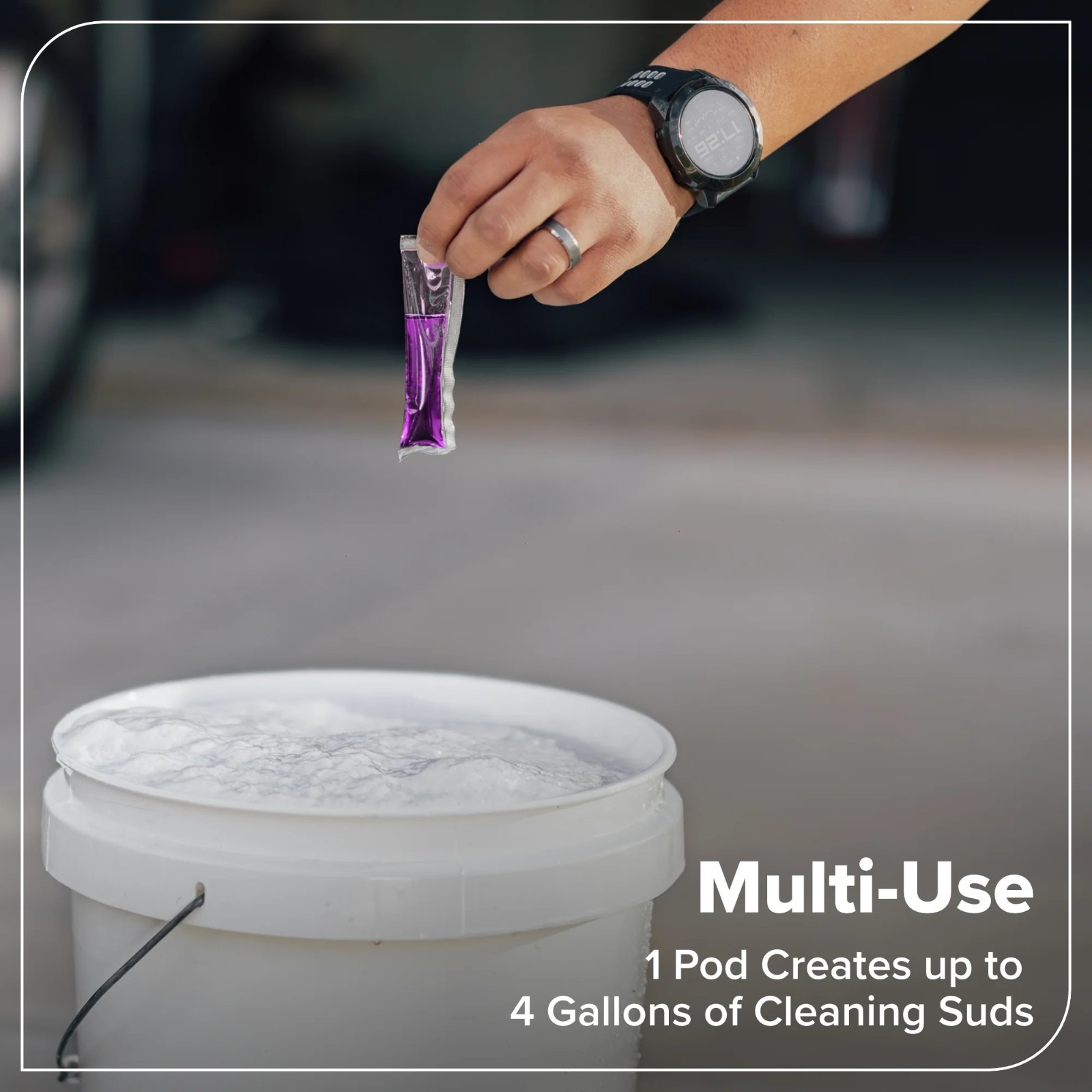 Greenworks Multi-Surface Pods for Car Wash, Patio, Driveway &Outdoor Cleaning