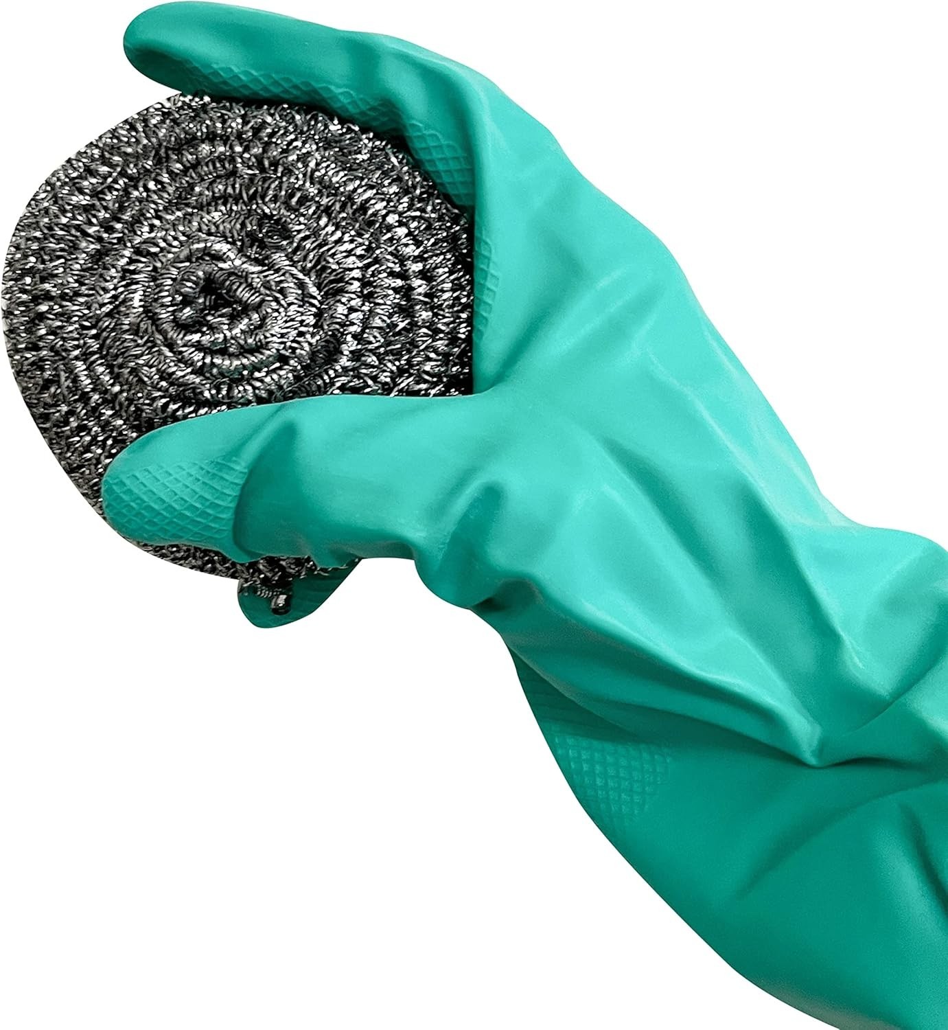 24 Count Stainless Steel Scrubbers Scrub Pads Heavy Duty 50 gram Weight