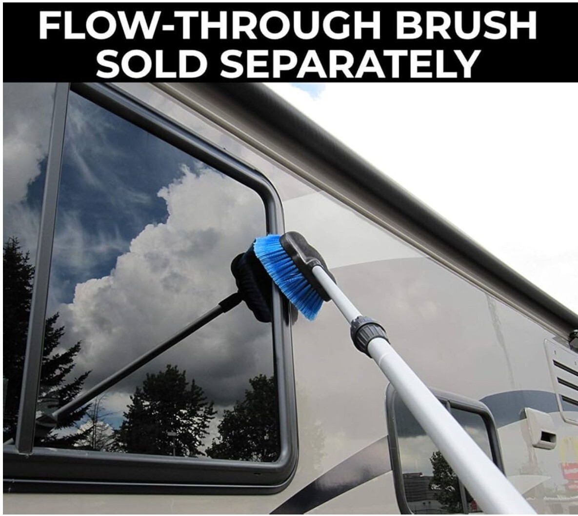GutterMaster Classic Straight Water Fed Telescopic Pole extends to 12 Feet