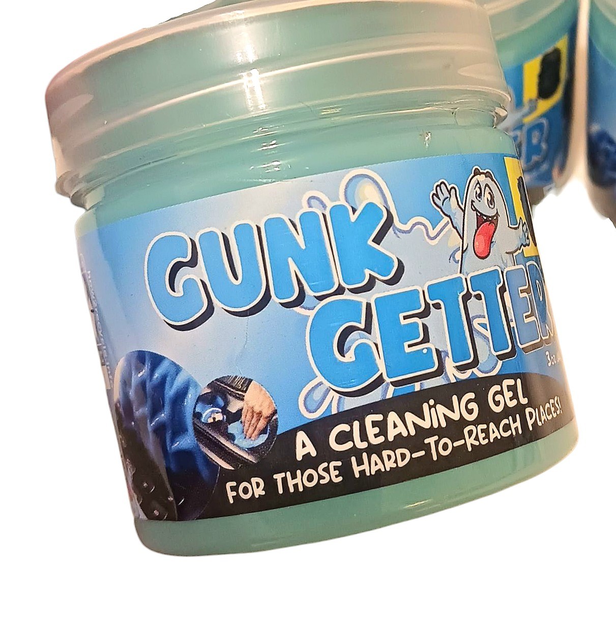 4 Pack Car Cleaning Gel Auto Electronics Gunk Getter Reusable Dust Cleaner