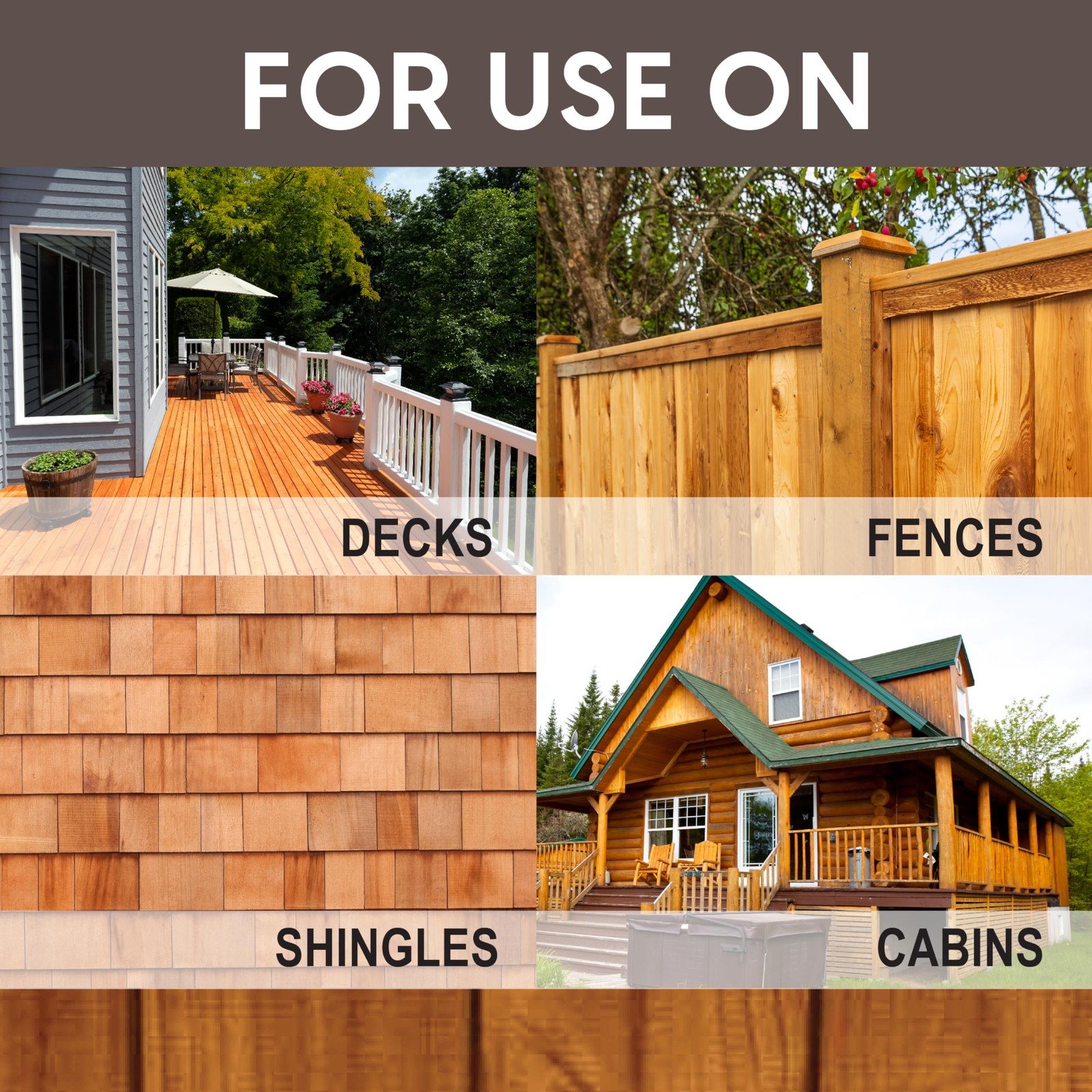 Ready Seal 100 Clear, 1-Gallon Exterior Wood Stain and Sealer, 1 gallon (Packagi
