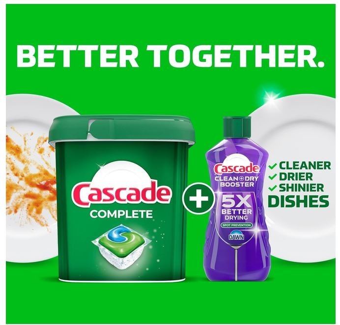 Cascade Complete Dishwasher Pods – Fresh Scent ActionPacs, Dishwasher Detergent,