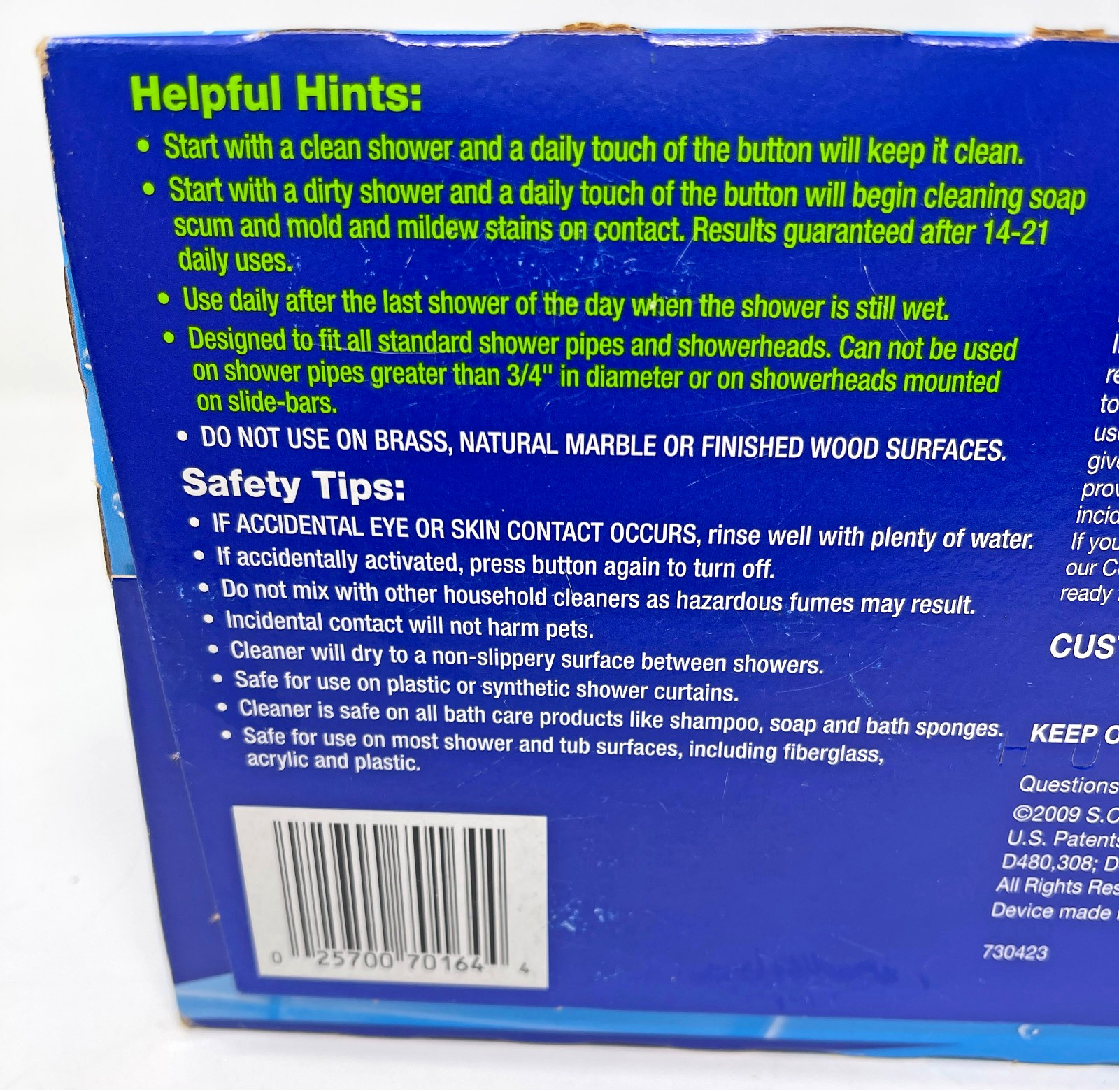 Scrubbing Bubbles Automatic Shower Cleaner Kit Dual Sprayer W/34 Fl oz Open Box
