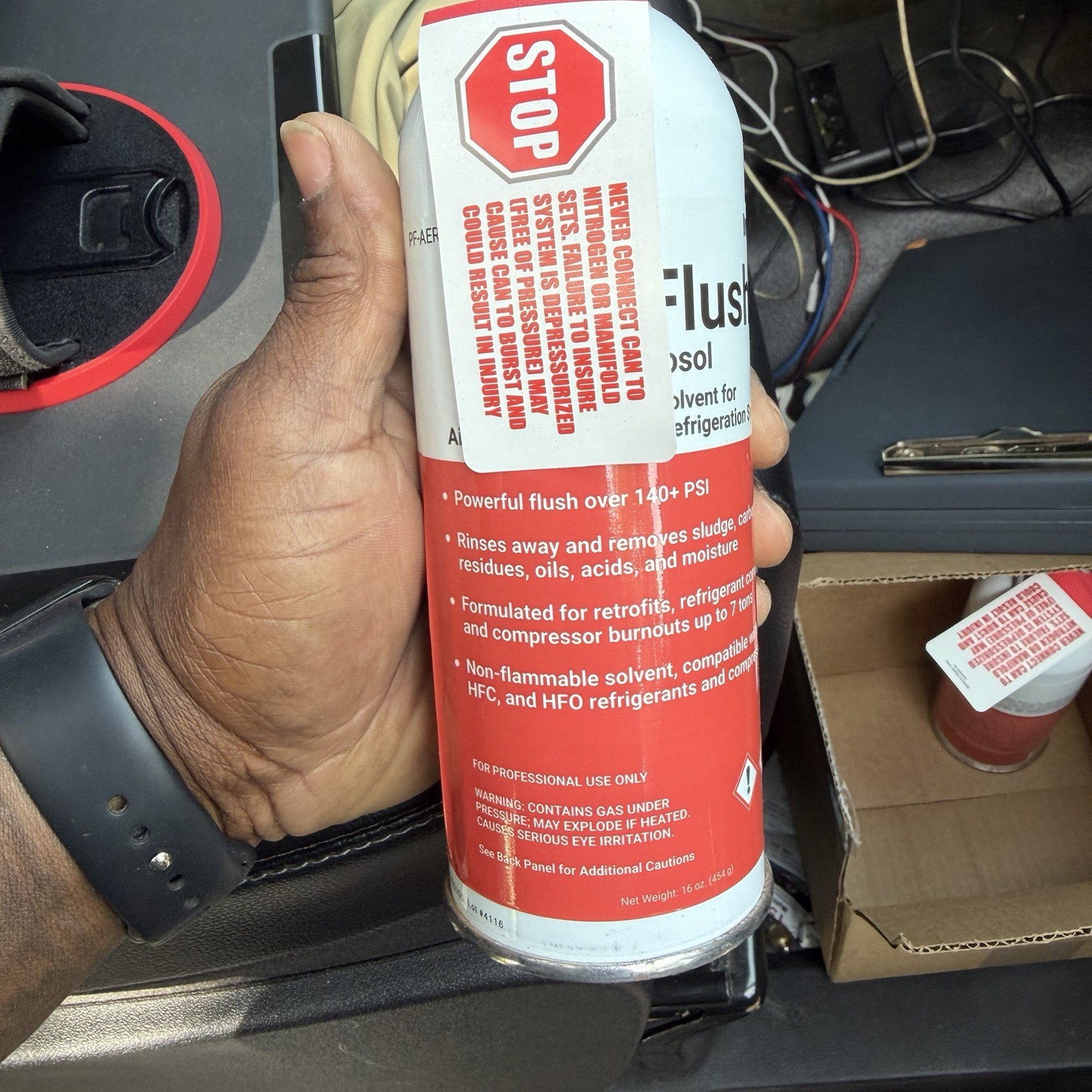 DiversiTech Pro-Flush Aerosol Solvent 16 oz Refrigeration Nonflammable