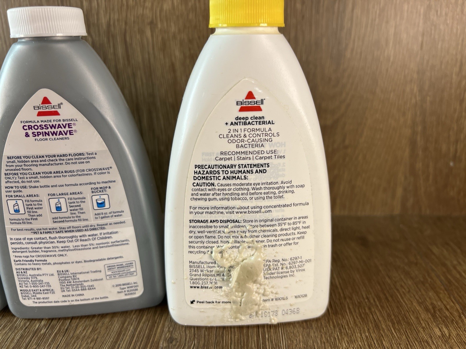 4EA, 8FL OZ Bissell Crosswave & Spinwave Various Cleaners