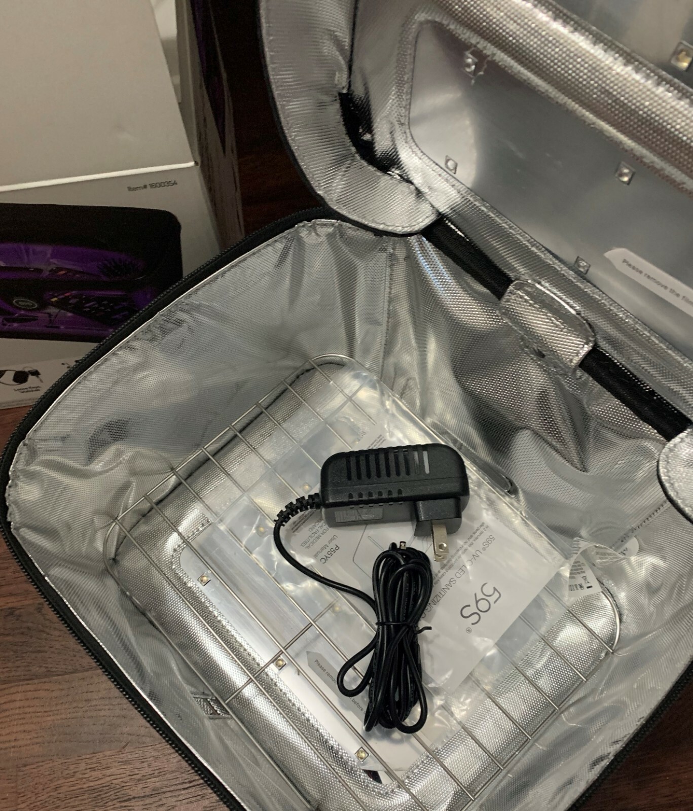 NEW 59S UV-C LED Sanitizing Case for Everyday Items 9.5″x7.5″x6″