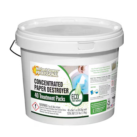 Instant Power Professional 8895 Concentrated Paper Destroyer, Pk40