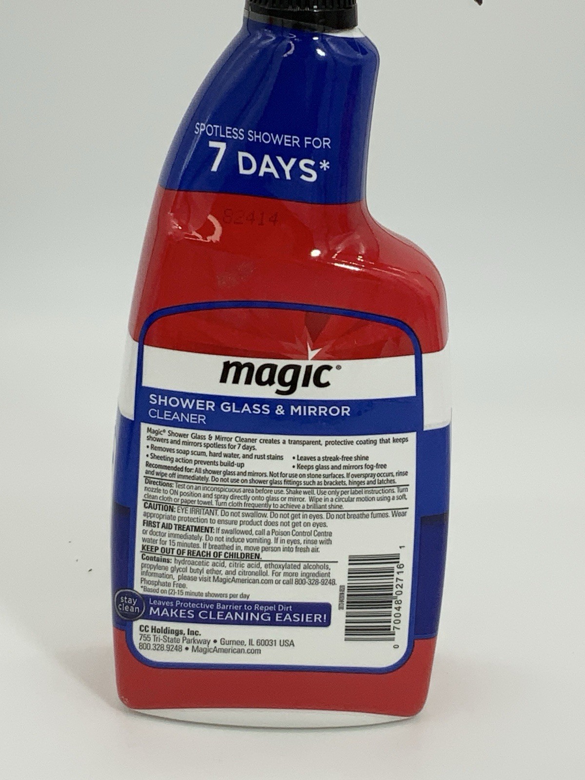 Magic Shower Glass & Mirror Glass Cleaning Spray Streak Free Shine – 2 Bottles