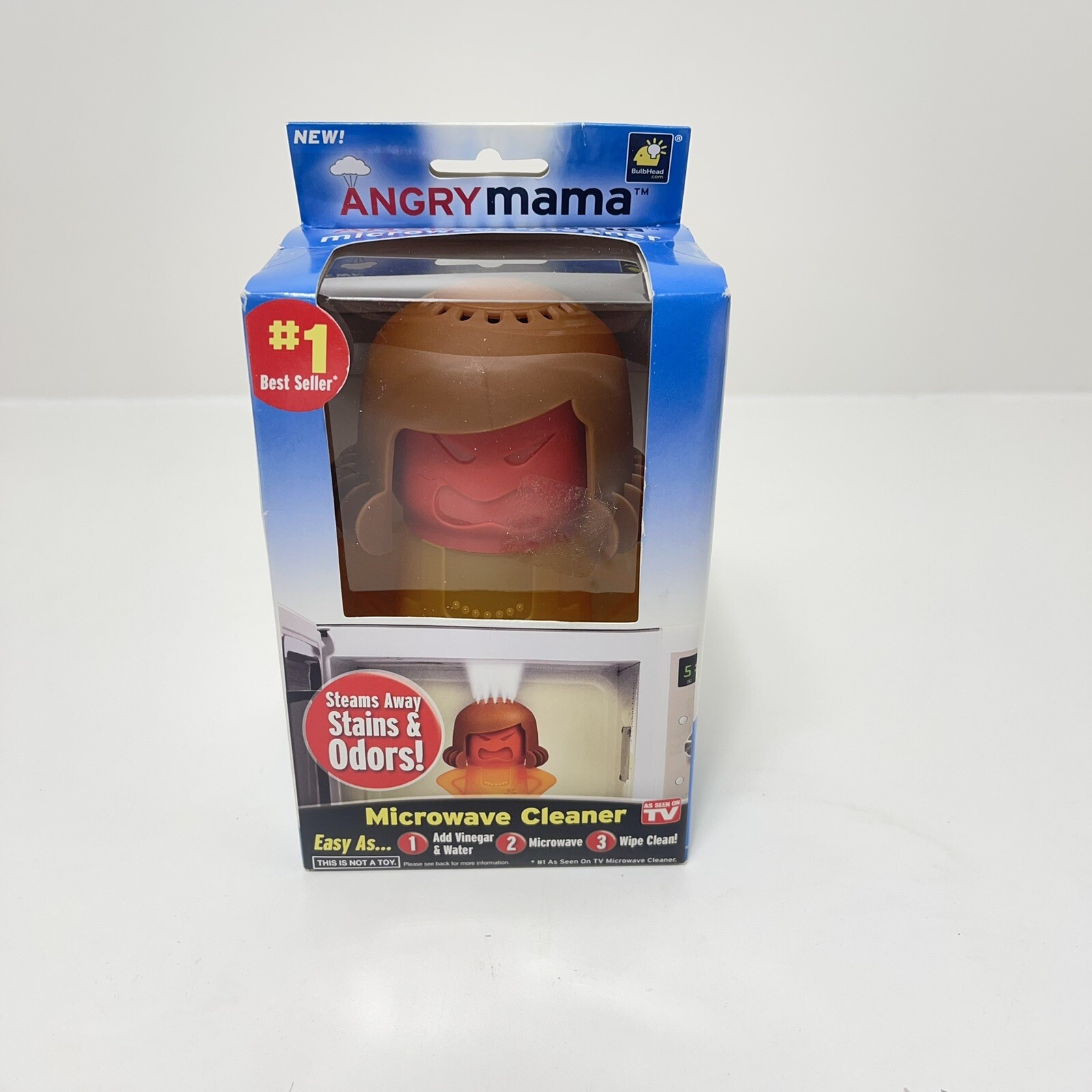 Angry Mama Microwave Fast Steam Useful Newest Cleaner Cleaning Gadget 2015 New
