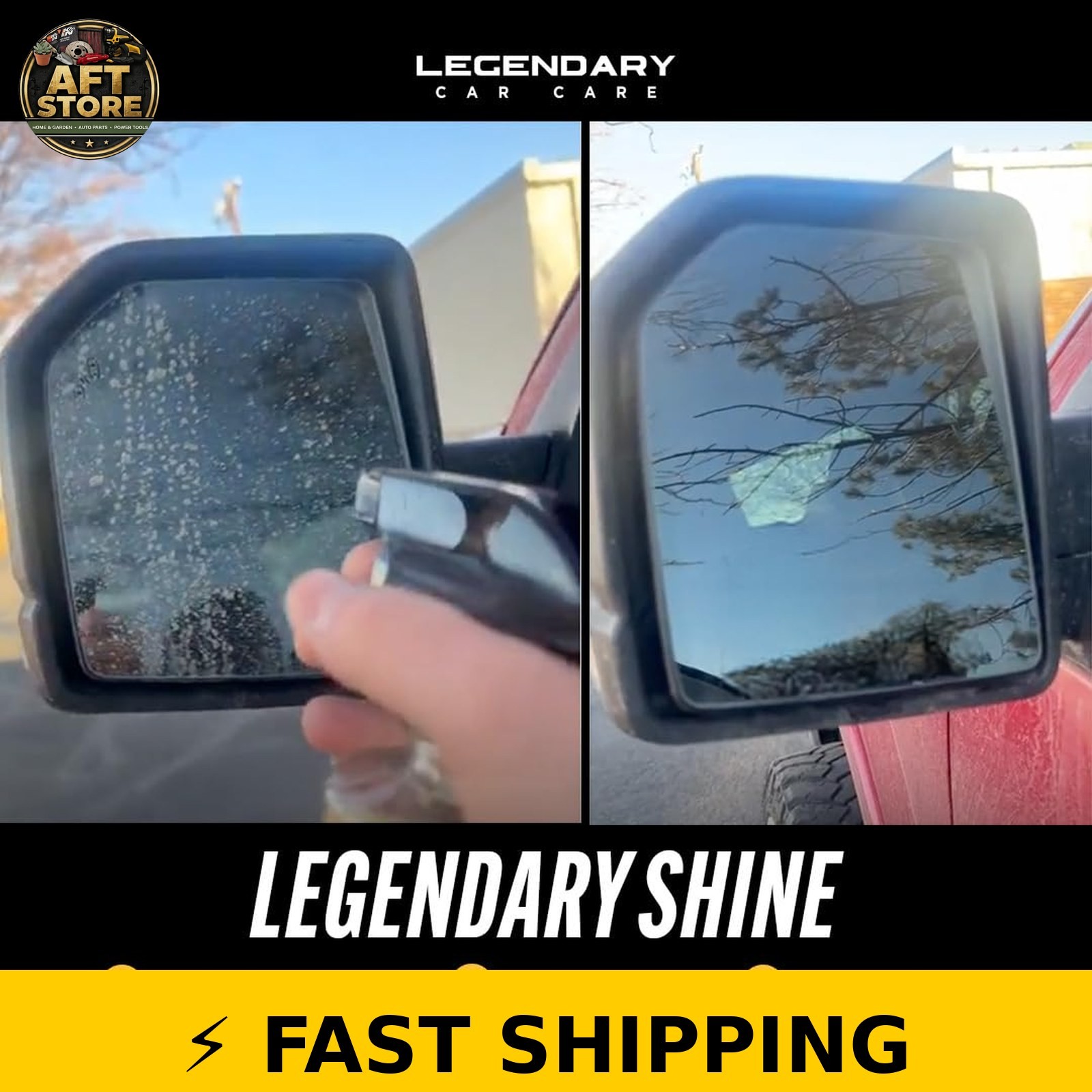 Legendary Glass Cleaner 16oz – Ammonia-Free, Streak-Free