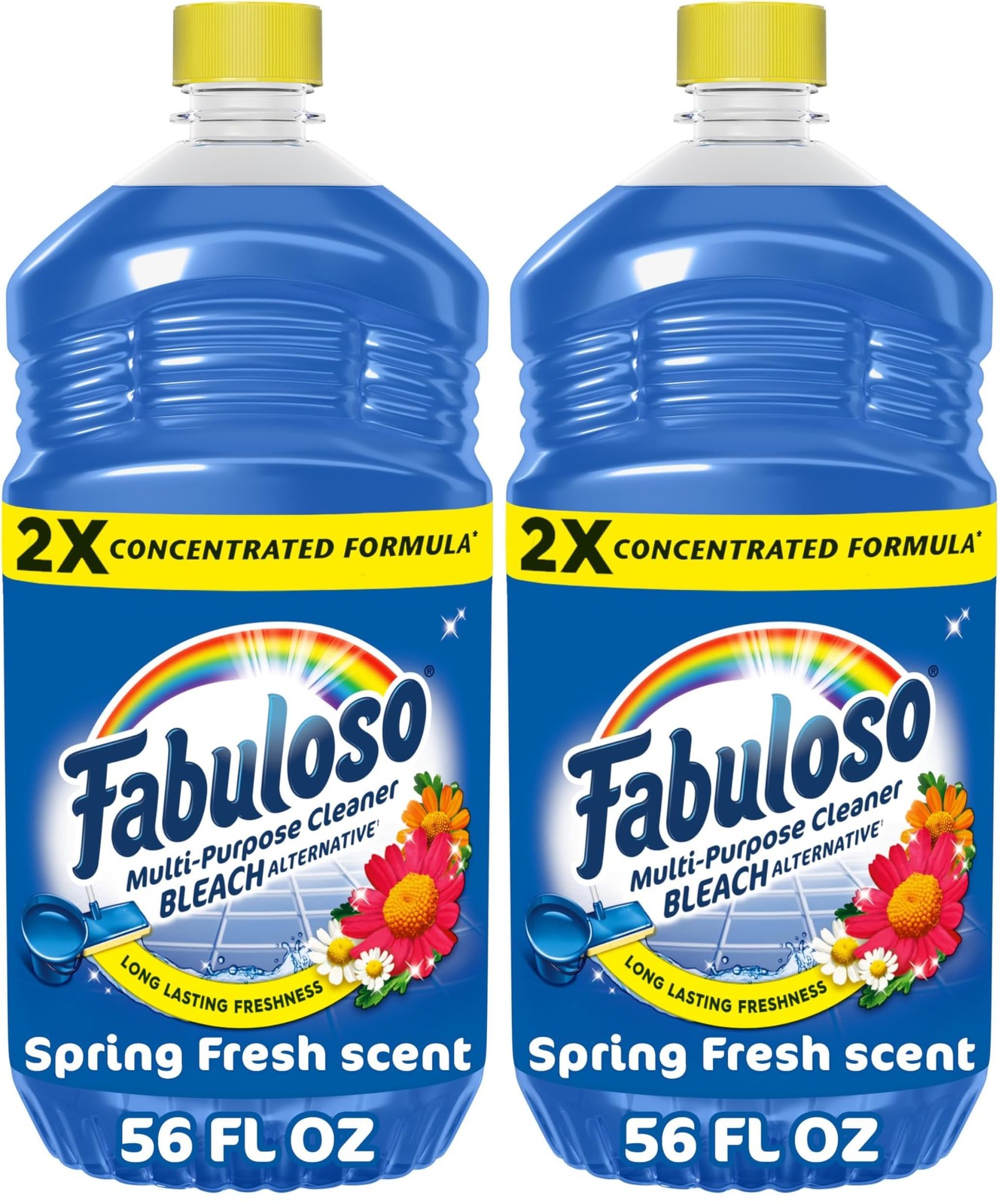 Fabuloso Multi-Purpose Cleaner and Floor Cleaner, 2X 56 Fl Oz (Pack of 2)