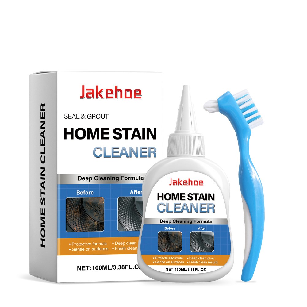 1~5x Home Stain Cleaner, Heavy Duty Mold & Bathroom Stain Remover with Brush