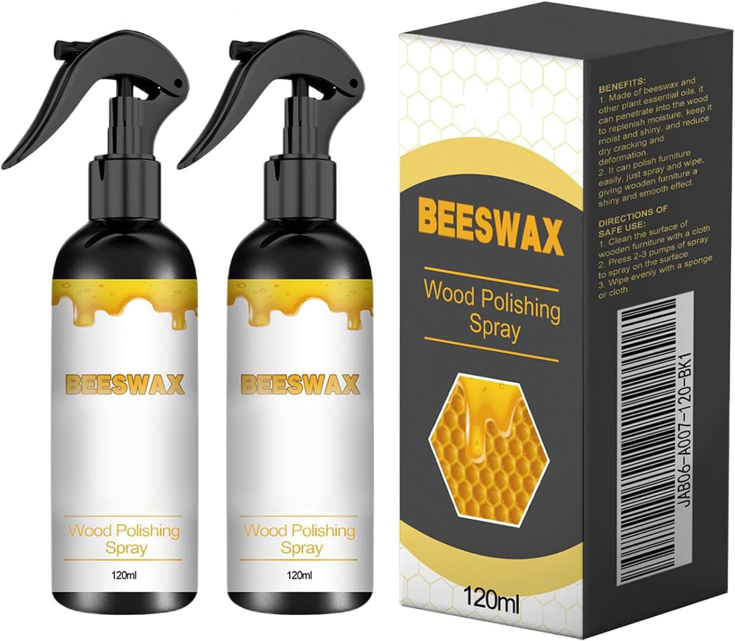 Natural Beeswax Care Spray & Restorer, Natural Beeswax Spray Used to Care for Wo