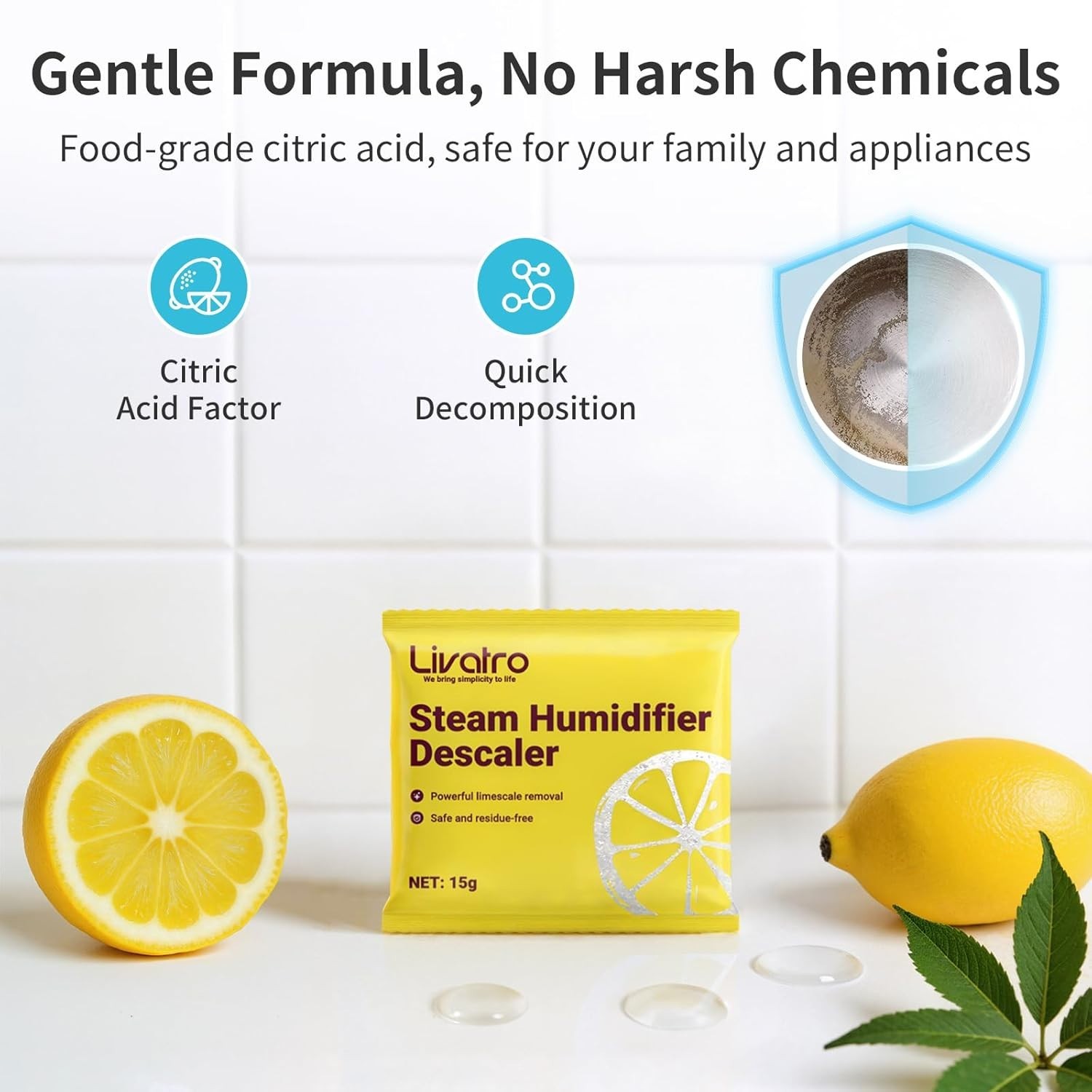 Citric Acid Descalers for Humidifiers Kettles Distillers | Eco & Anti-Limescale