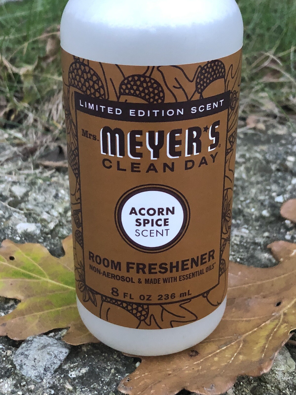 (4) Mrs Meyers Acorn Spice Multi Surface Spray Hand Dish Soap Room Freshener