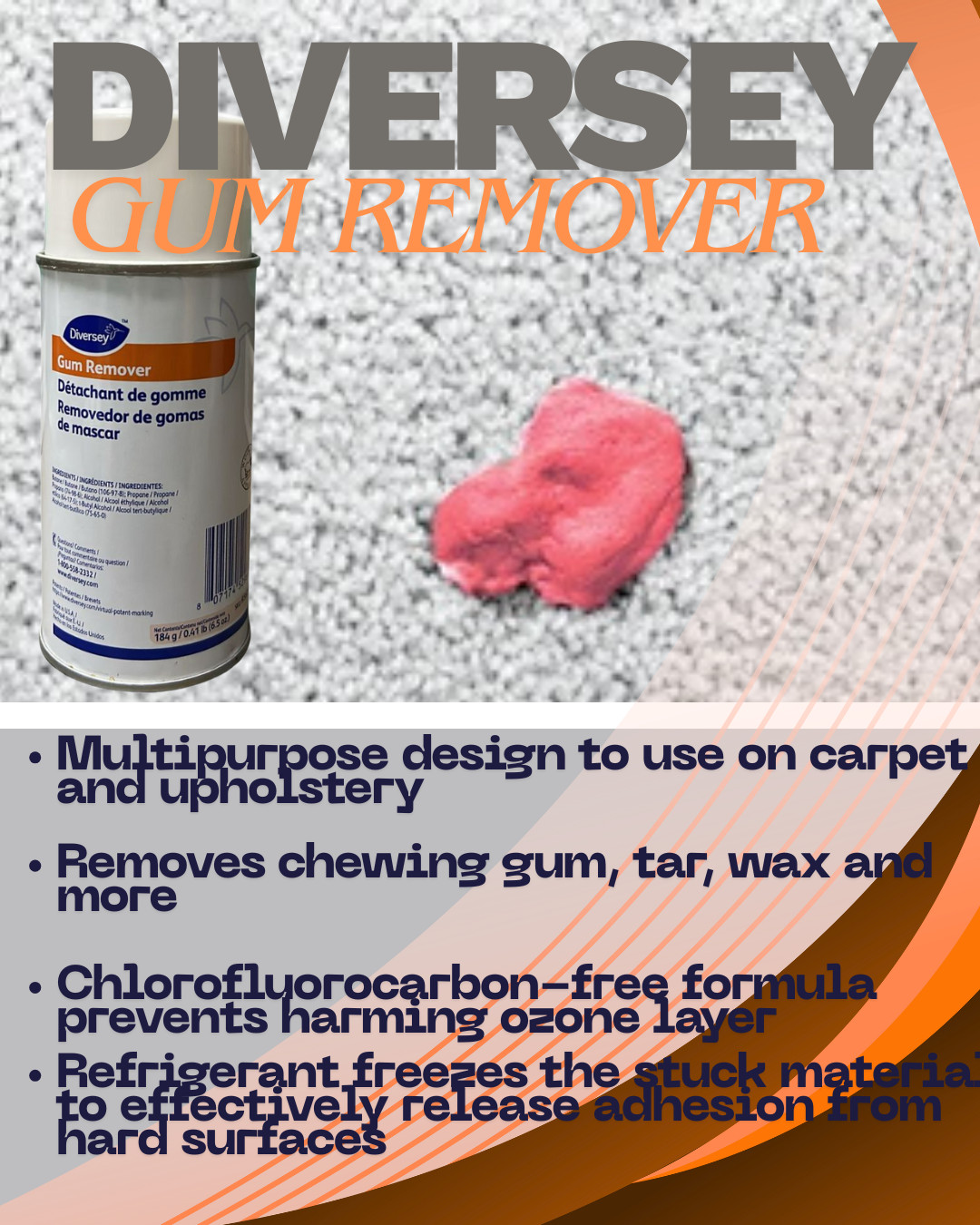Diversey Gum Remover Spray 6.5oz