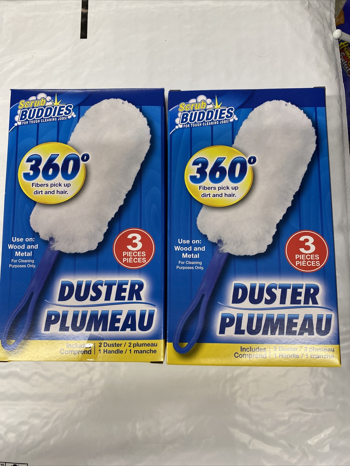 Multi Surface Duster 360 Scrub Buddies Includes 2 dusters and 1 handle
