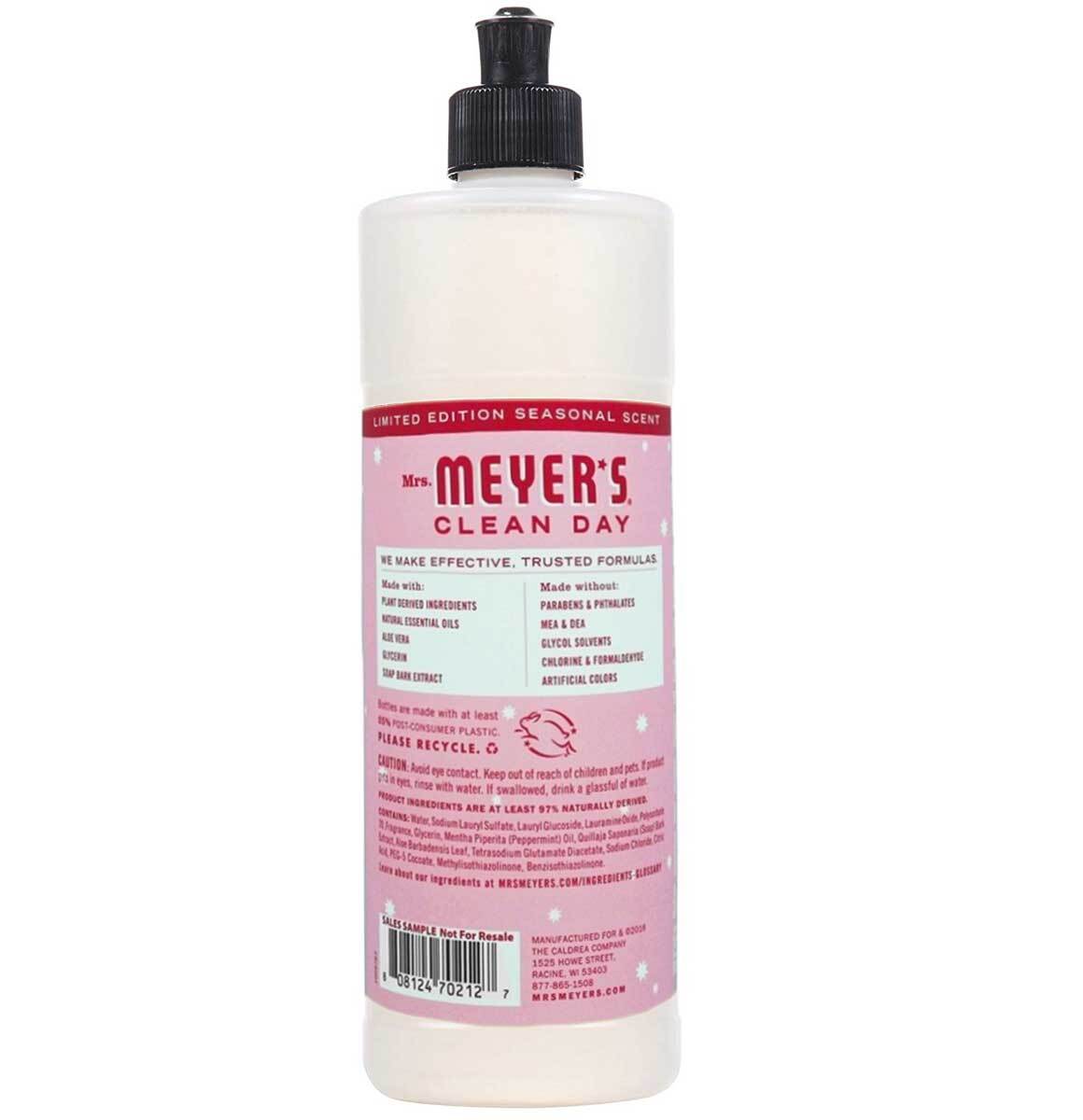Mrs Meyers Liquid Dish Soap Peppermint Seasonal Scent – 16 Oz – Pack of 6