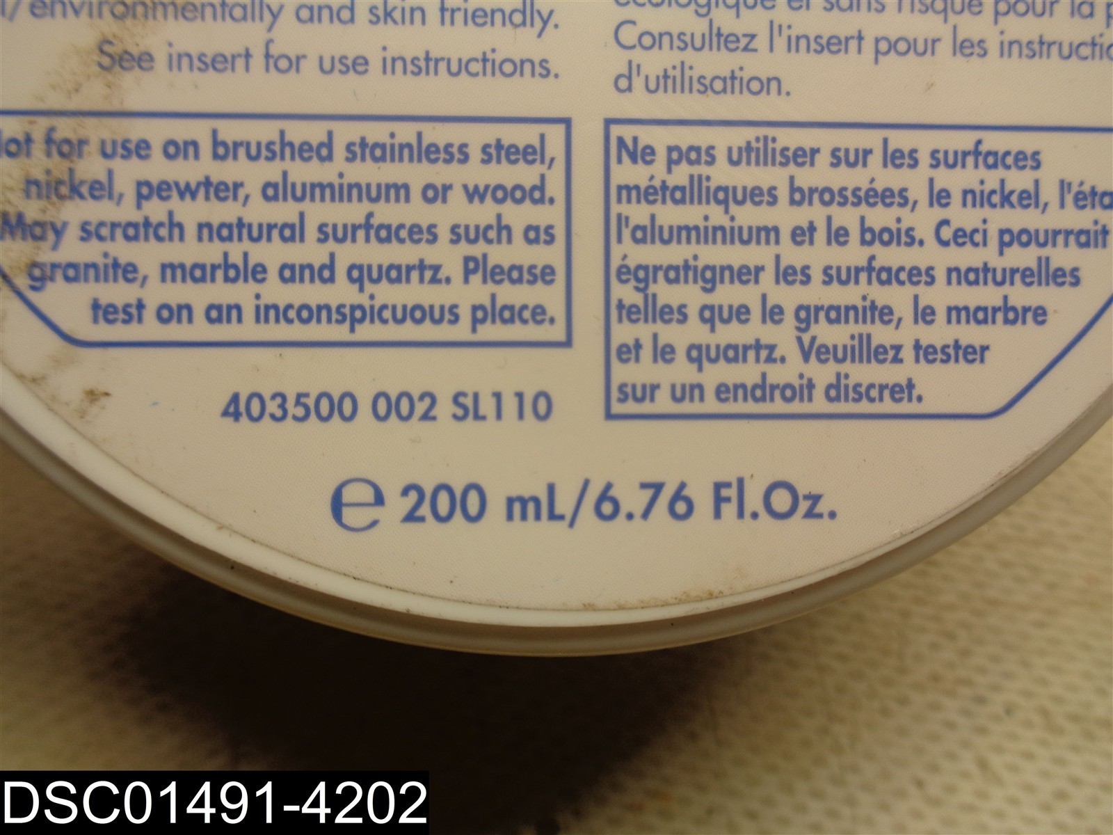 6.76 FL OZ Norwex Cleaning Paste