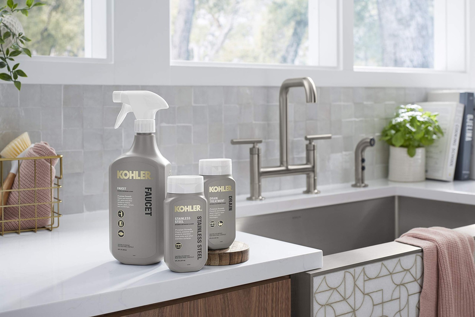 K-EC23723-NA Faucet Cleaner, Kitchen and Bathroom Cleaner, Streak Free Shine,…