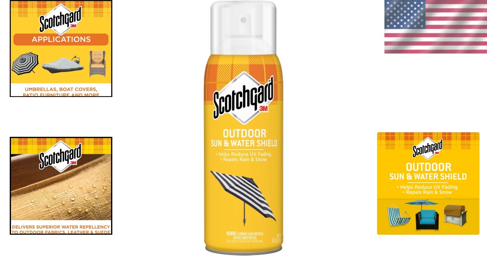 10.5oz Scotchgard Water Repellent & UV Shield – For Outdoor Furniture Care