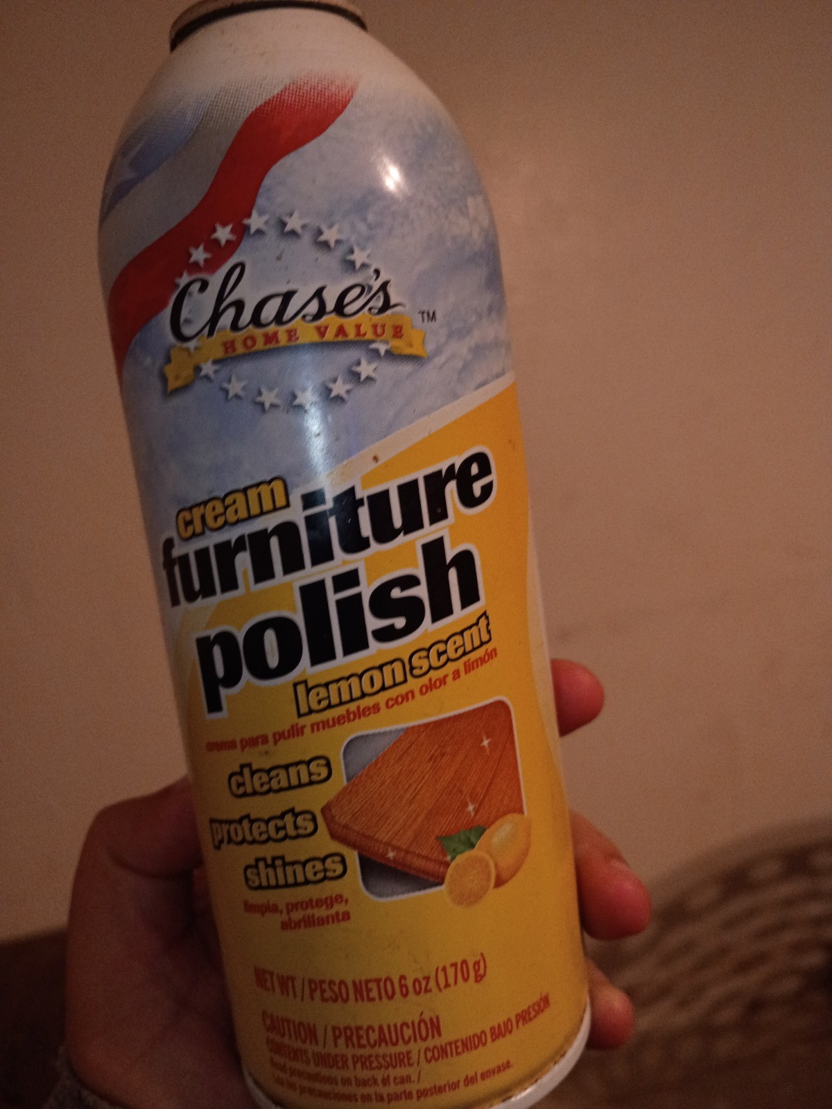 (2 per order)Lemon Scent Cream Furniture Polish Cleans/Protects/Shines 6 Oz