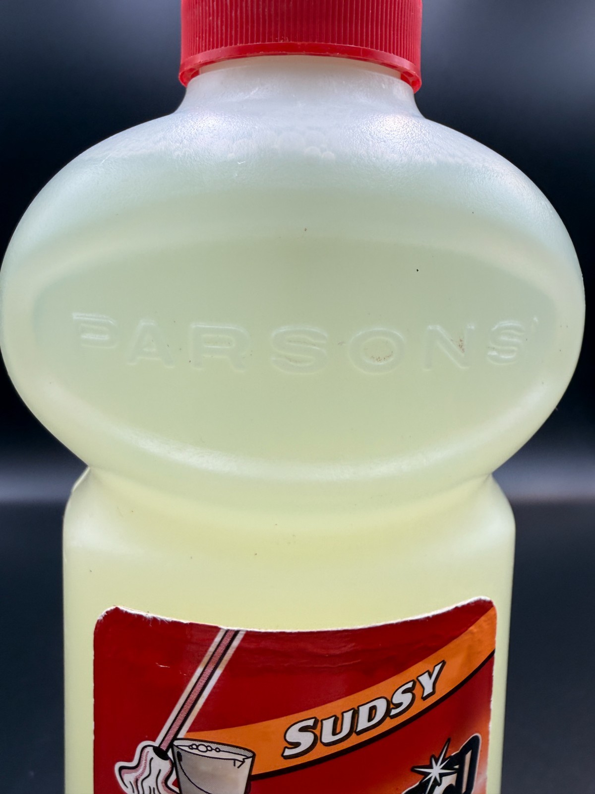 Vintage 1999 Parsons Sudsy All Purpose Ammonia Cleaner-28 Fl Almost Full