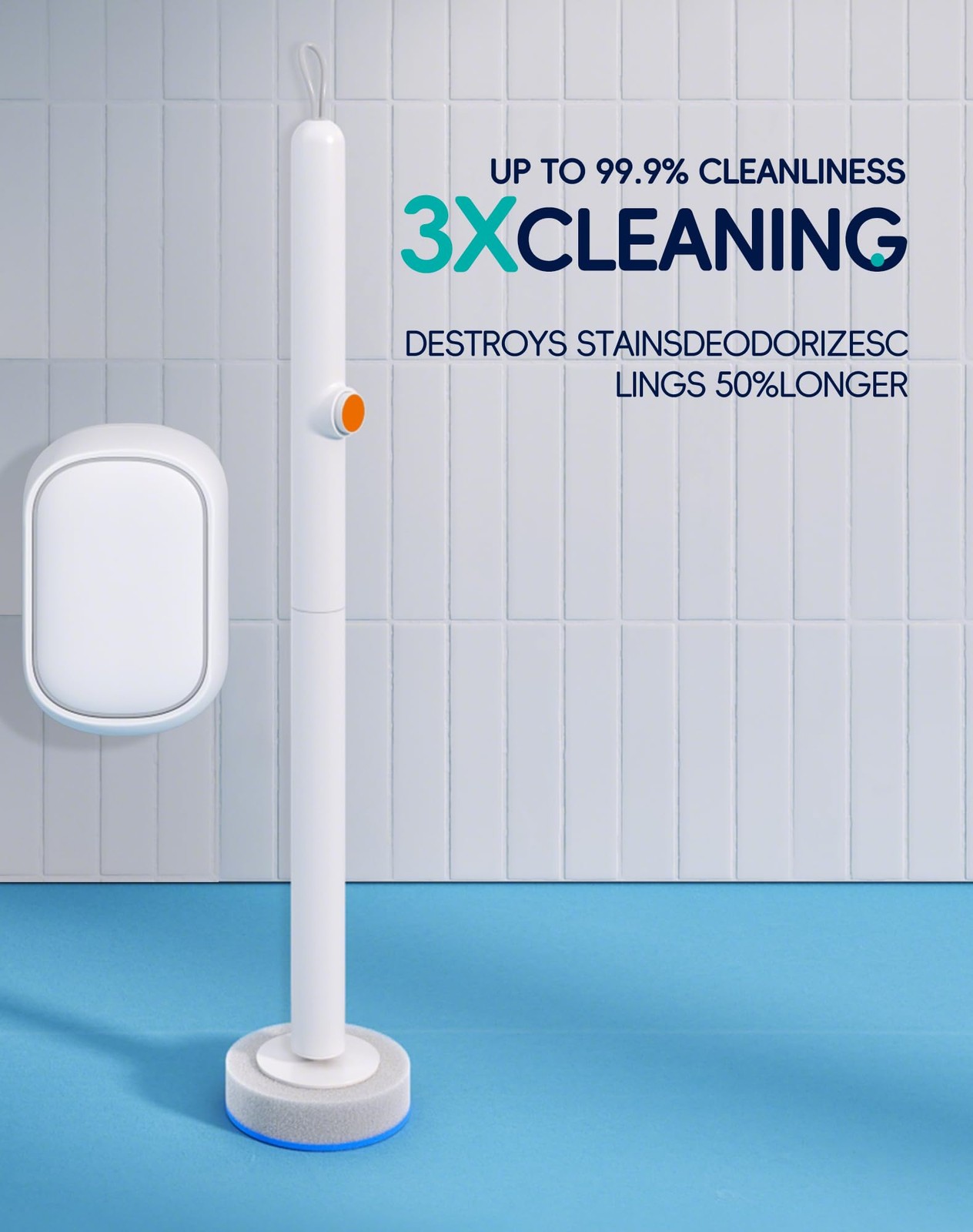 Disposable Toilet Cleaning System Toilet Wand Kit with 36 HighPerformance Re…