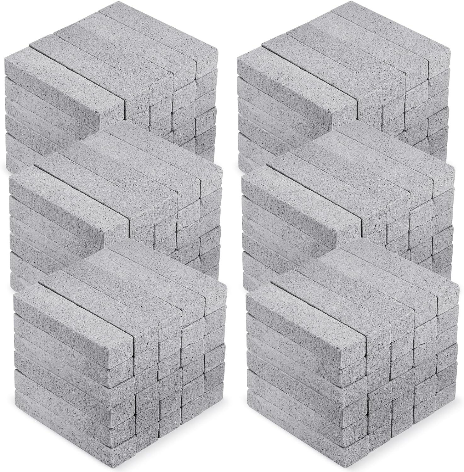 90 Pack Pumice Stones Bulk for Cleaning – Grey Pumice Scouring Pad, Pumice Stick