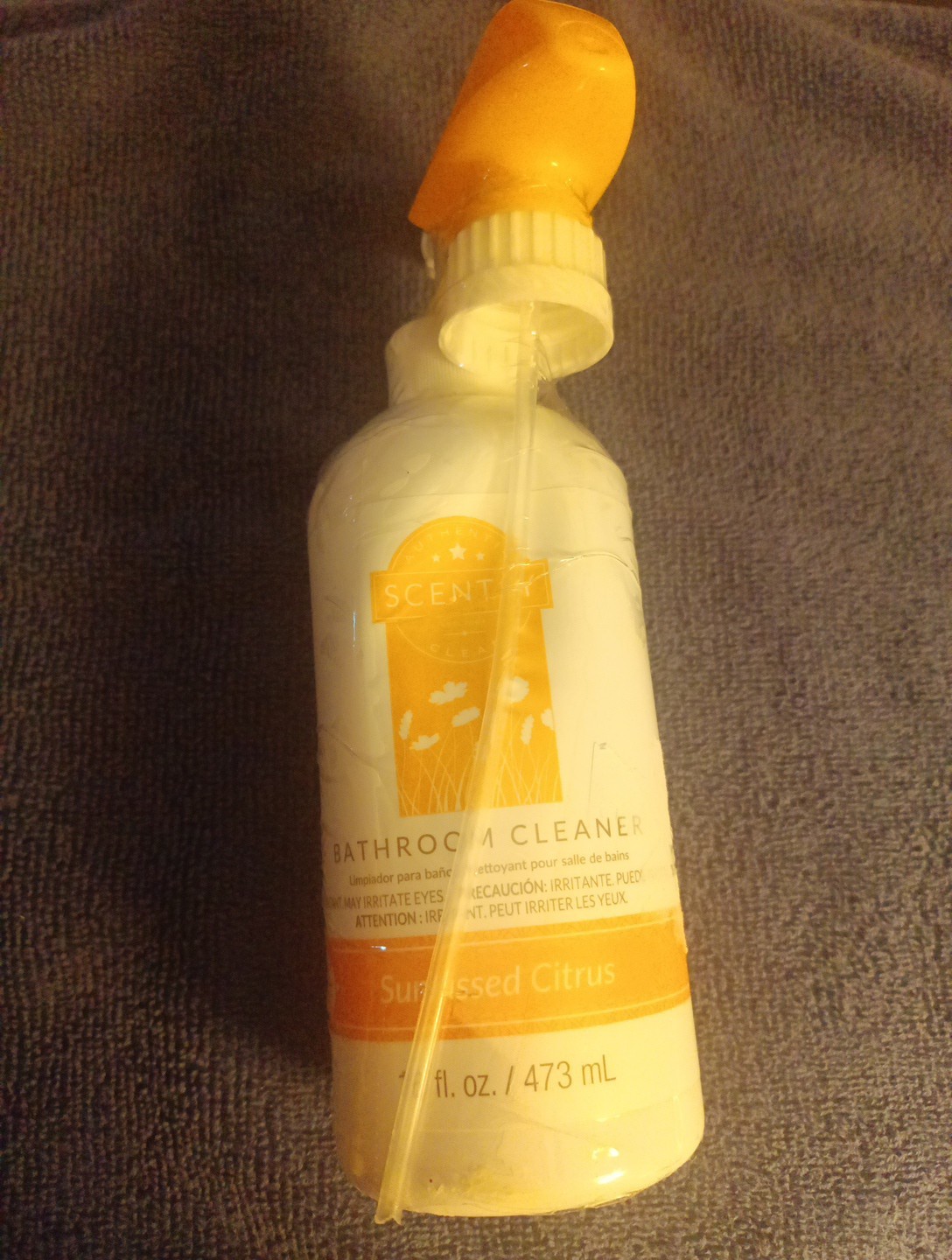 NEW Scentsy 16 Oz Sunkissed Citrus Bathroom Cleaner ~ Sealed