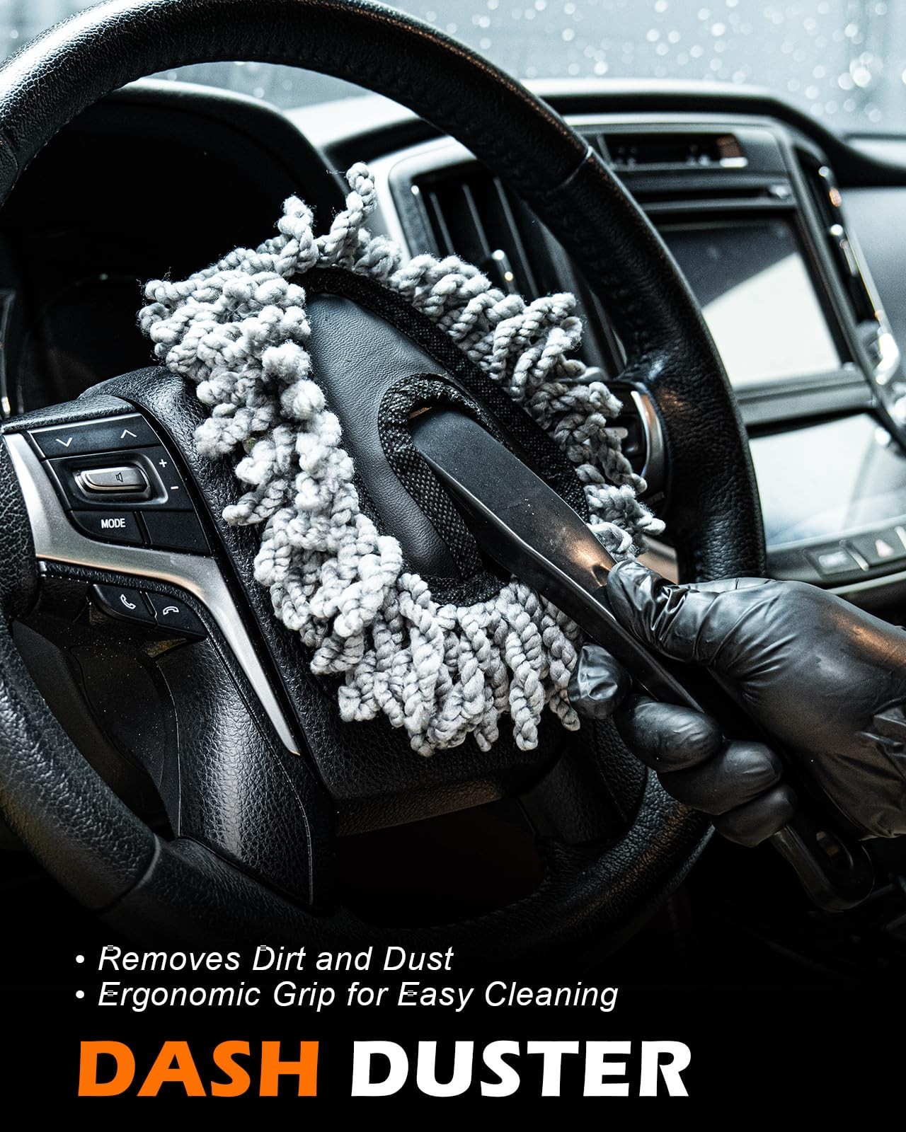 20Pcs Windshield Cleaner Tool – Car Interior Detailing Brush Kit with 200g Cl…