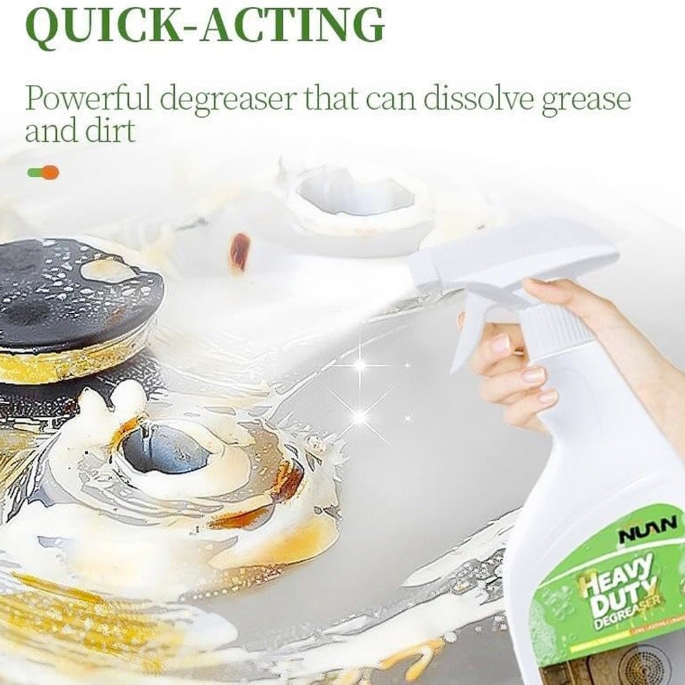 1/2pcs 500ML Heavy Duty Degreaser Kitchen Cleaner, Cleaning Spray for Home Chefs