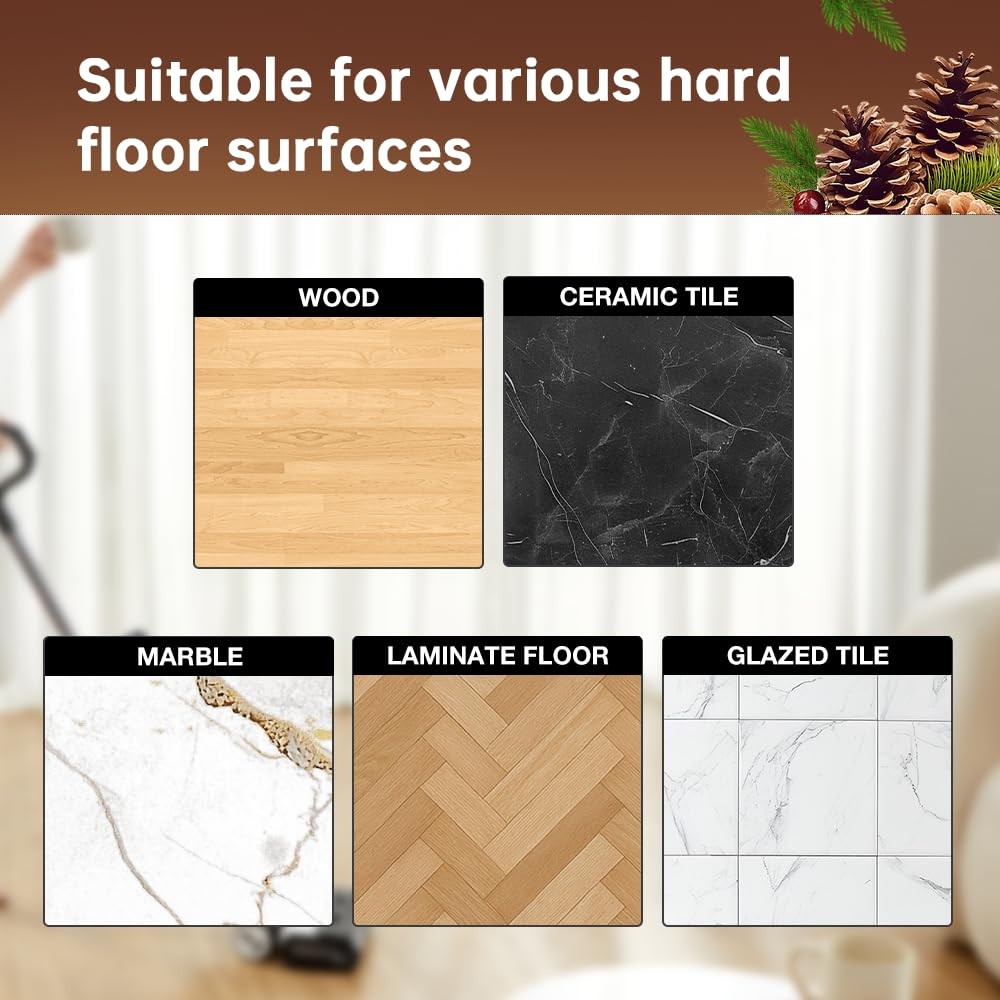 Floor Cleaning Solution With Tineco iFLOOR FLOOR Series Wet Dry Vacuum, Cedar…